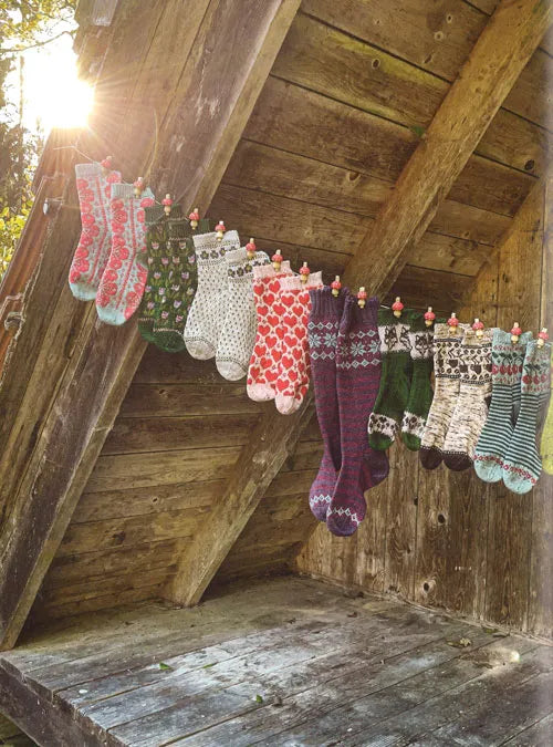 Charming Colorwork Socks by Charlotte Stone