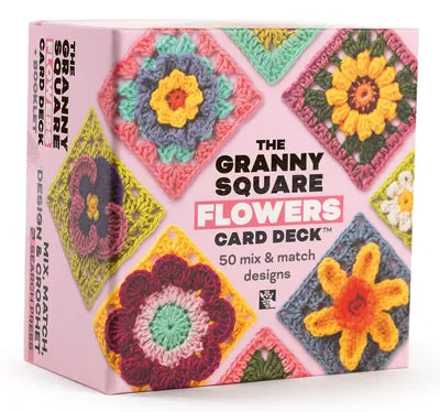 The Granny Square Flowers Card Deck - Claire Montgomerie