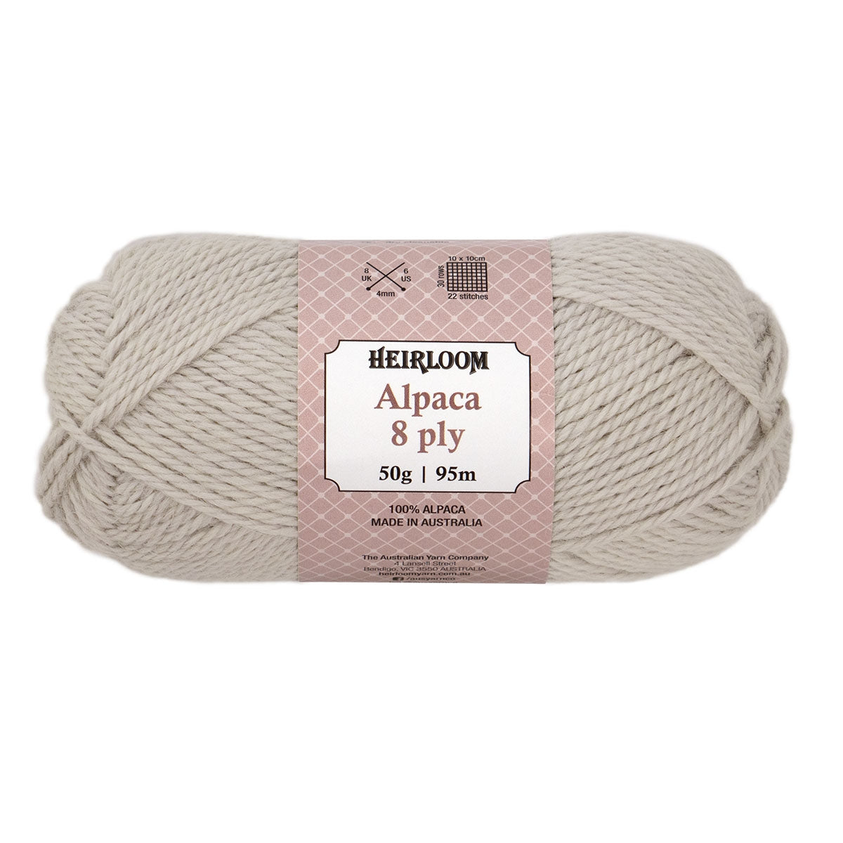 Alpaca 8 ply - Heirloom 50g
