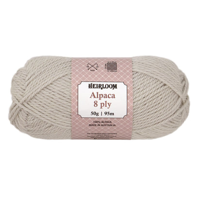 Alpaca 8 ply - Heirloom 50g