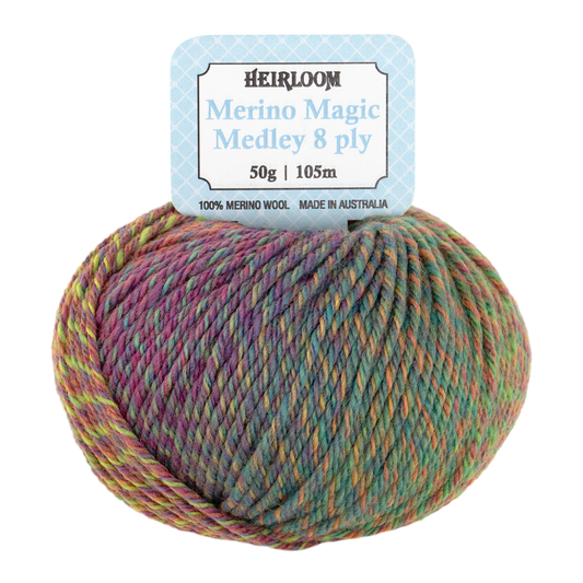 Merino Magic Medley 8 ply - Heirloom