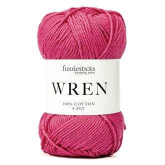 WREN 8ply 100% Cotton - Fiddlesticks - IBM Yarns