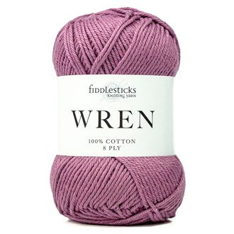 WREN 8ply 100% Cotton - Fiddlesticks - IBM Yarns