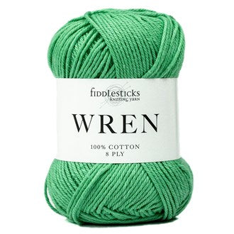 WREN 8ply 100% Cotton - Fiddlesticks - IBM Yarns