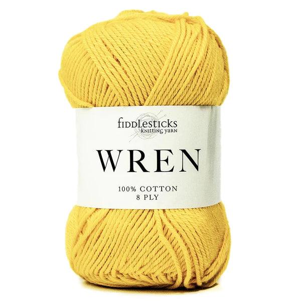 WREN 8ply 100% Cotton - Fiddlesticks - IBM Yarns