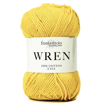 WREN 8ply 100% Cotton - Fiddlesticks - IBM Yarns