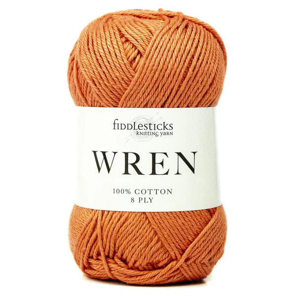 WREN 8ply 100% Cotton - Fiddlesticks - IBM Yarns