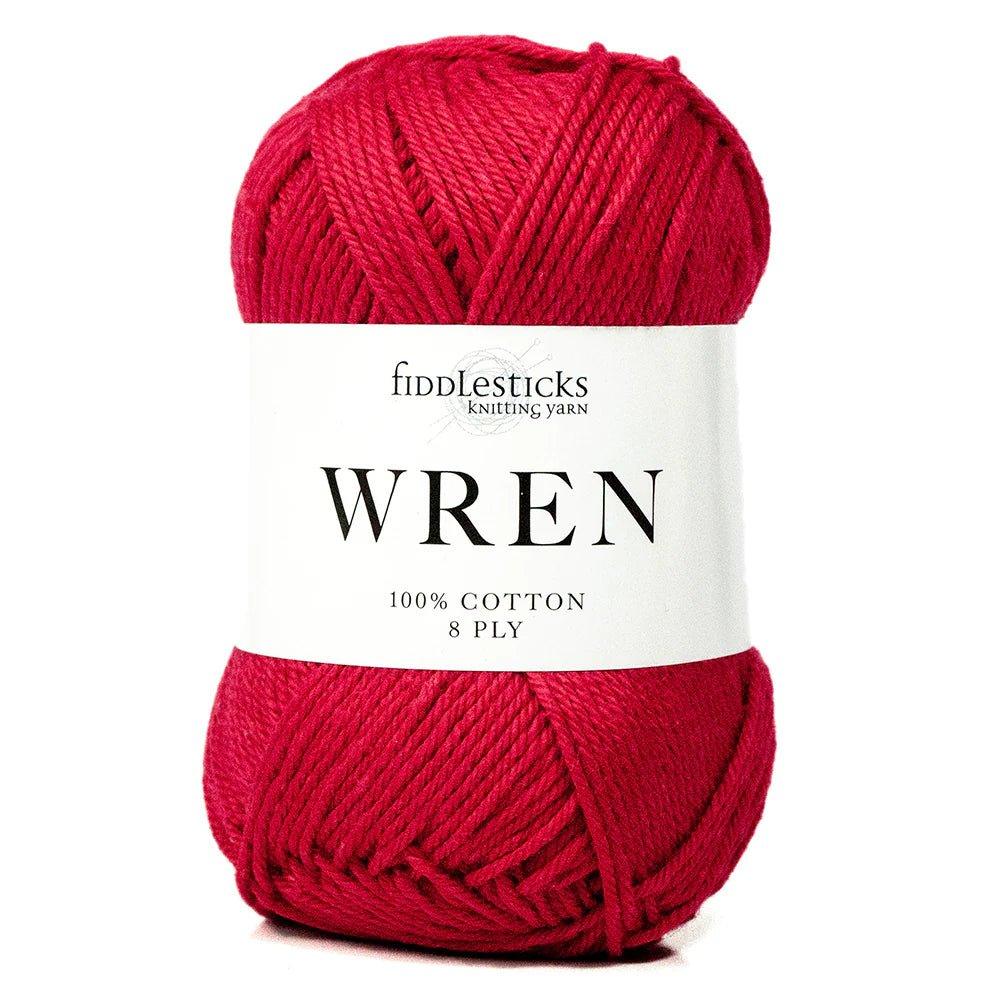 WREN 8ply 100% Cotton - Fiddlesticks - IBM Yarns